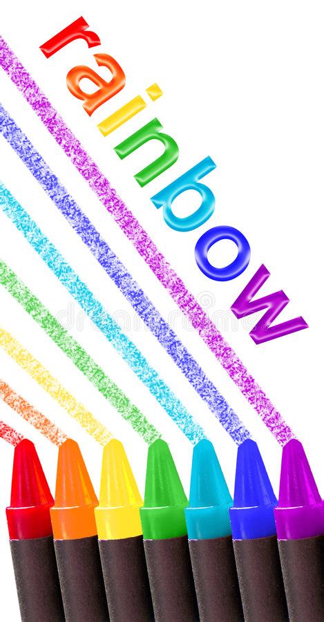 The Word Rainbow In Rainbow Colors Stock Illustration Illustration Of