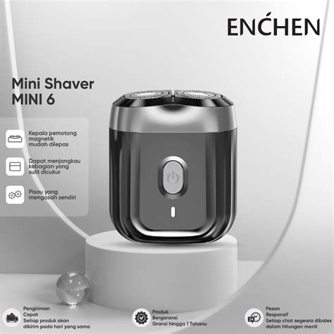 Jual Enchen Mini Portable Mini Shaver Alat Cukur Jenggot Elektrik