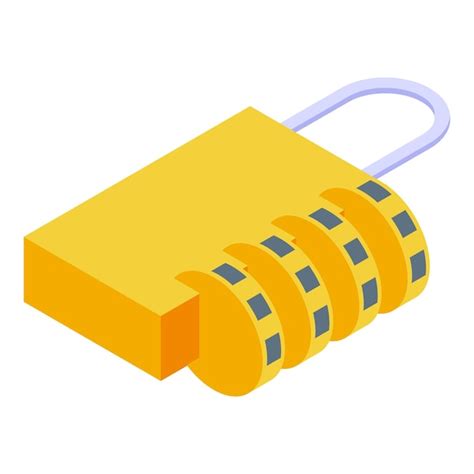 Premium Vector Padlock Cipher Icon Isometric Of Padlock Cipher Vector