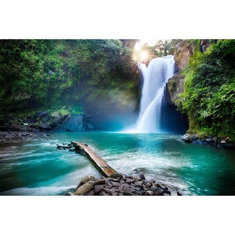 Papel De Parede Personalizado Paisagem Cachoeira Shopee Brasil