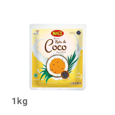 Jual Inaco Nata De Coco Minuman Rasa Jeruk Dengan Selasih Kg Shopee