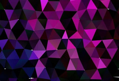 Dark Purple Pink Vector Abstract Polygonal Texture 6397301 Vector Art