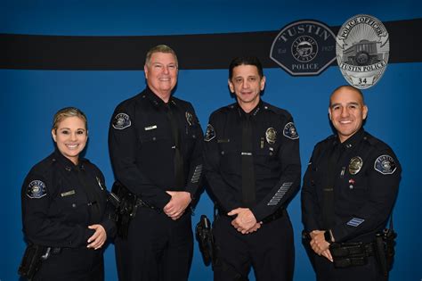 Public pinning, promotions return to Tustin Police Department - Behind ...