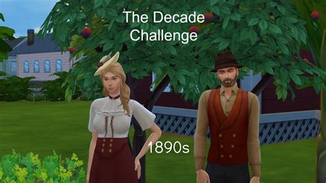 Sims 4 Decades Challenge CC 1890s