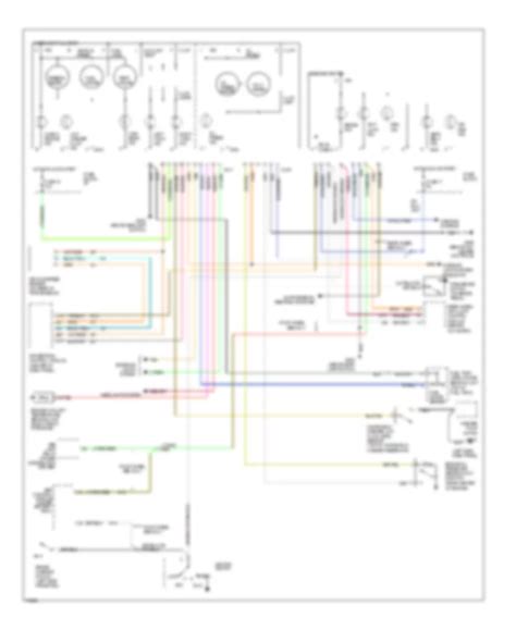 Электросхемы ПРИБОРНАЯ ПАНЕЛЬ Dodge Ram Van B3500 1996 Wiring Diagrams For Cars