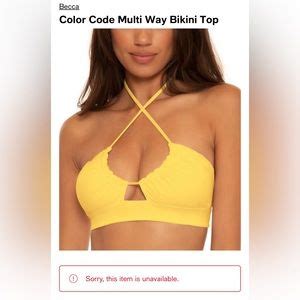 BECCA Swim Becca Color Code Multi Way Bikini Top Poshmark