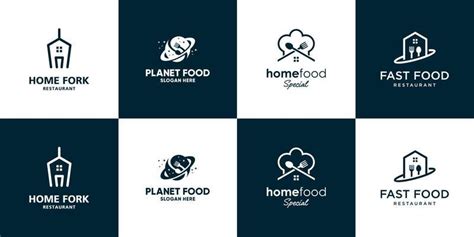 Minimalist Food Logo Vector Art, Icons, and Graphics for Free Download