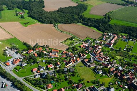 Luftbild Dorna Ortsansicht in Dorna im Bundesland Thüringen Deutschland