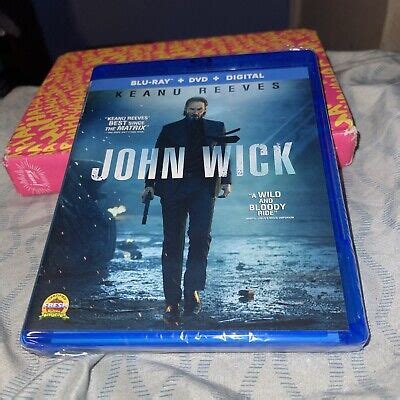 John Wick Blu Ray DVD Keanu Reeves Adrianne Palicki Bridget Regan New