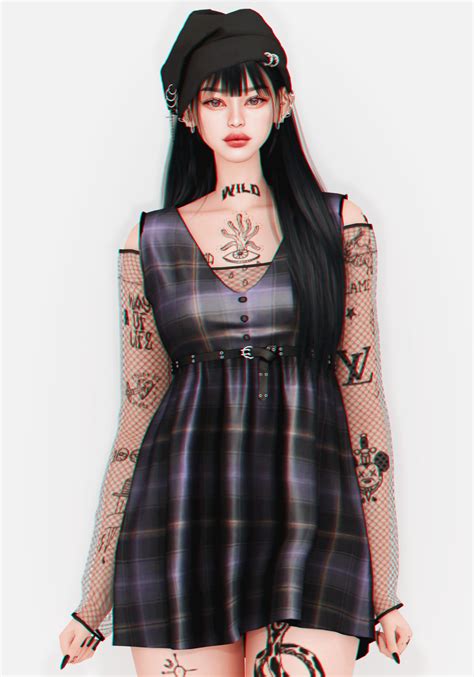 Sullyoon Dress By Plbsims Thank You For The Plbsims