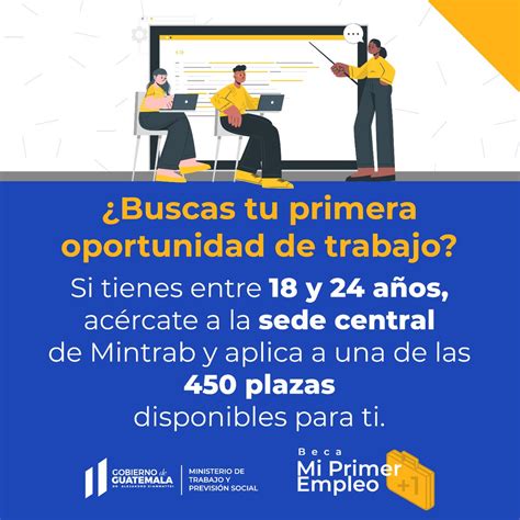 Mintrab On Twitter No Pierdas La Oportunidad De Obtener Tu Primera