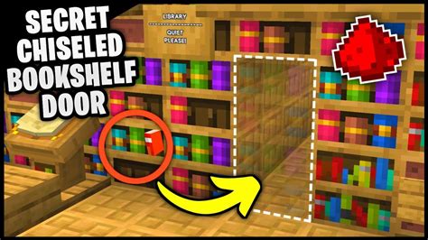 Cara Membuat Pintu Rahasia Dari Chiseled Bookshelf Di Minecraft 120