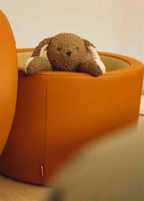 Round Storage Ottoman | Home and Nursery Furniture by Monte Design