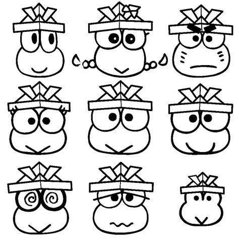 Coloriage Keroppi Pour Les Enfants T L Charger Et Imprimer Gratuit