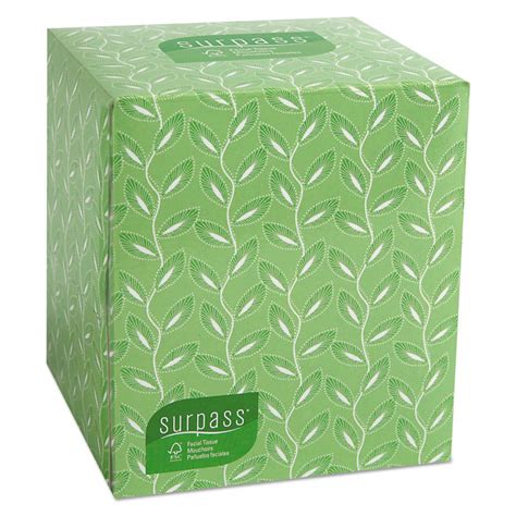 Facial Tissue, 2-Ply, Pop-Up Box, 110/Box, 36 Boxes/Carton - ELEVATE ...