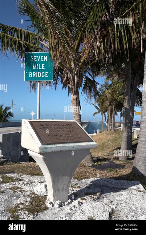 USA Florida Keys Seven Mile Bridge Stock Photo - Alamy