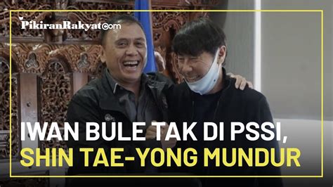 Iwan Bule Tak Lagi Pimpin PSSI Shin Tae Yong Akan Memilih Mundur Dari