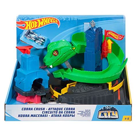 Hot Wheels City Cobra Crush Playset [ Exclusive]