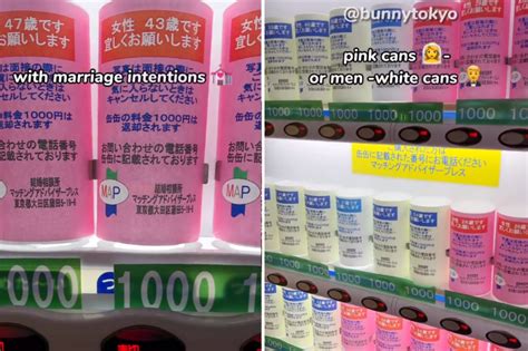 You Can “buy” A Partner From A Vending Machine In Japan