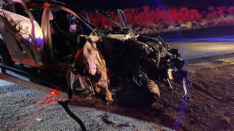 Bystander Helps Pull Driver From Fiery Rollover Crash That Hospitalizes