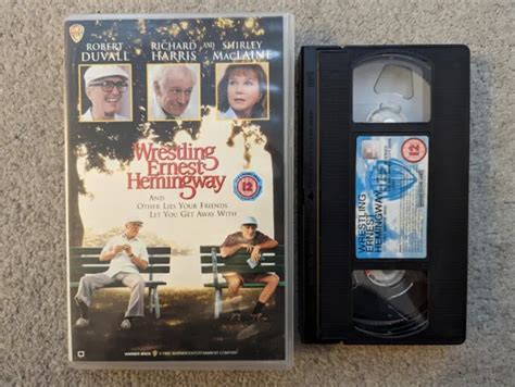 WRESTLING ERNEST HEMINGWAY VHS Video Big Box Ex Rental Warner 5 99