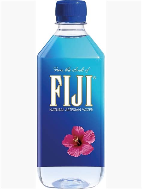 "FIJI WATER BOTTLE - Modern Design" Poster by dishess | Redbubble