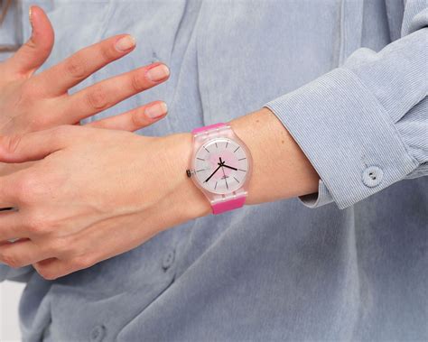 Swatch Uhr So K Monthly Drops New Gent Biosourced Pink Daze