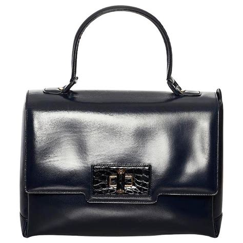 Gucci Navy Blue Leather Ref 649573 Joli Closet