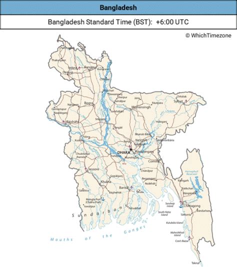 Bangladesh Time Zone - WhichTimezone