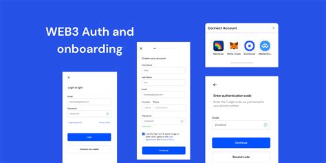 Web3 Auth Login And Signup Figma