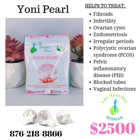 Yoni Detox Pearl The Healthy Woman