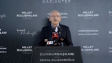 Kemal Kılıçdaroğlu Millet Buluşması nda Beş kuruş para almadan size