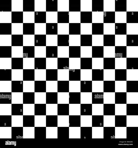 Black And White Checkered Seamless Pattern Endless Background Racing