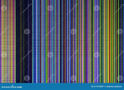 Colorful Stripes on a Broken LCD TV Screen Stock Image - Image of ...