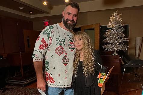 Jason Kelce Reflects on Duetting with Stevie Nicks on New Christmas ...