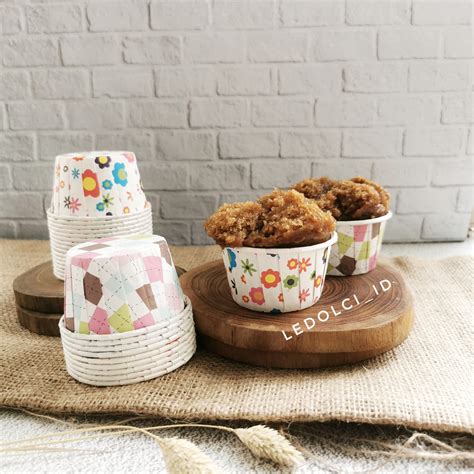 Jual KERTAS CUPCAKE MUFFIN TEMPAT CUPCAKE DENGAN LAMINASI DALAM MOTIF