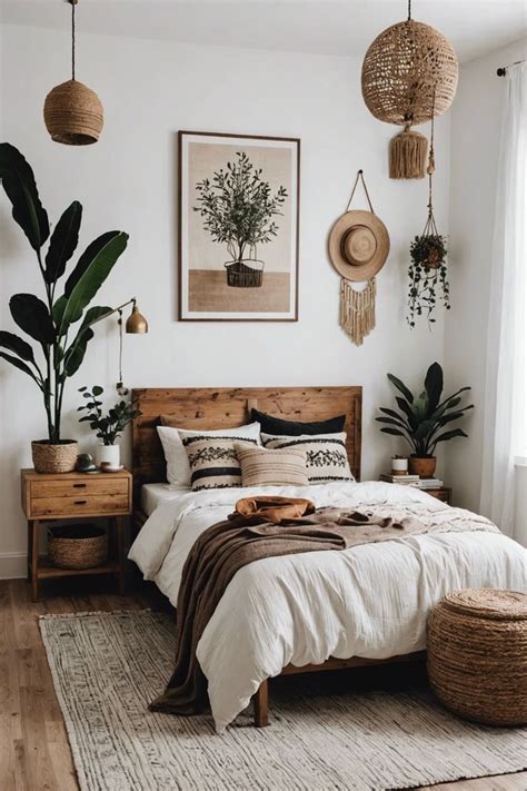 20 Simple Yet Trendy Minimalist Boho Bedroom Ideas To Copy This Season In 2024 Room Makeover