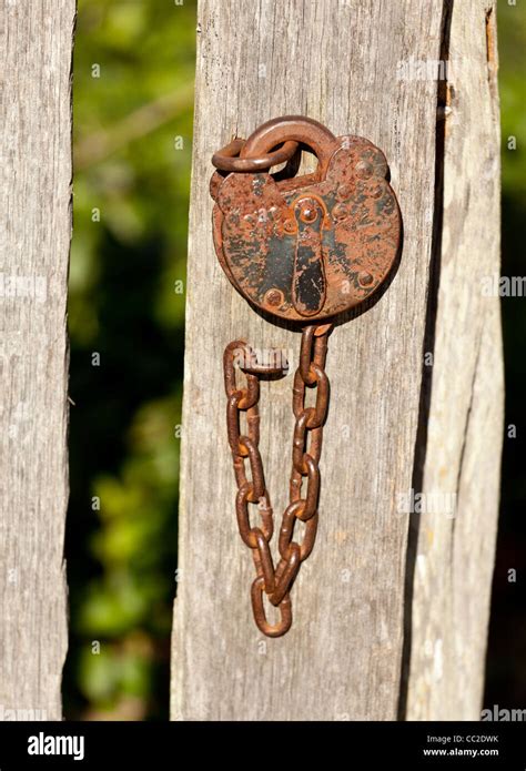 Garden Gate Lock Stock Photos Garden Gate Lock Stock Images Alamy