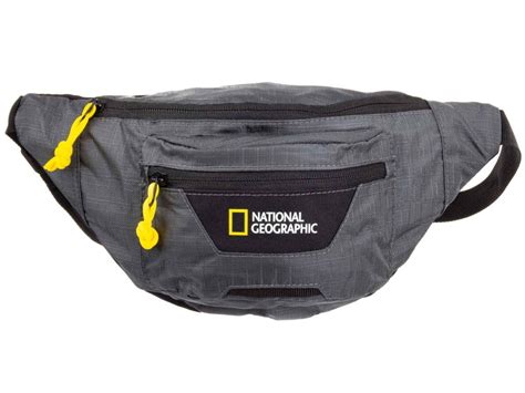 National Geographic Destination Bauchtasche Mit Rfid Blocker Grau