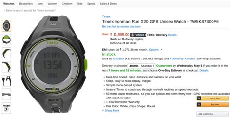 Timex Ironman Move X20 And Run X20 GPS Available In India Via Amazon