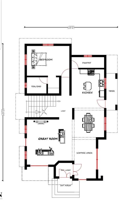 Small 3 Bedroom Duplex House Plans - Complete material list + tool list.