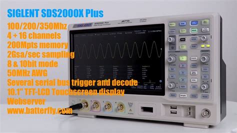 SIGLENT SDS2000X PLUS Series Oscilloscope Introduction YouTube