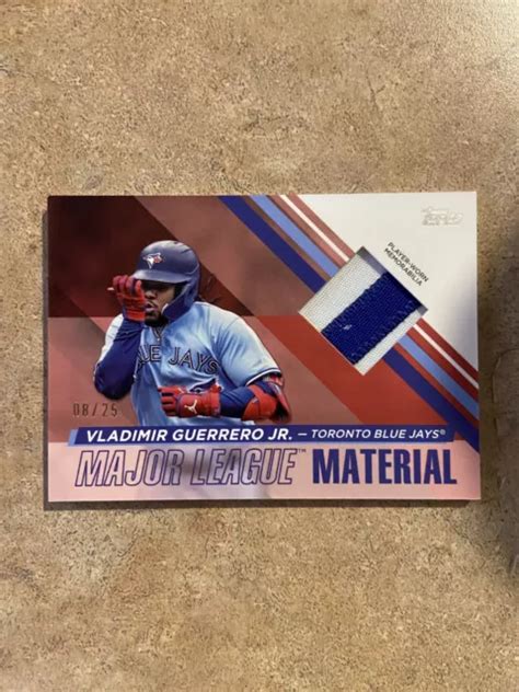 Aggiornamento Topps Vladimir Guerrero Jr Major League Materiale