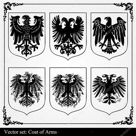 Eagle Coat Of Arms Heraldic — Stock Vector © Krabata 4008825