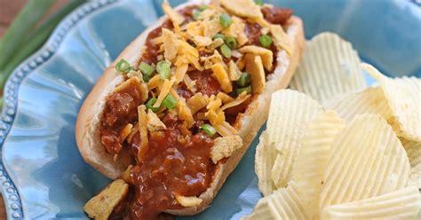 Crock Pot Chili Cheese Dogs Served Up With Love