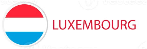 Luxembourg Flag In Web Button Button Icon 27375938 Png