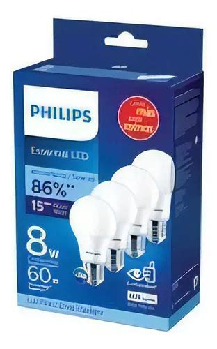 Phillips Ledbulb Paquete Pz Foco W W Luz Fr A K Color De La