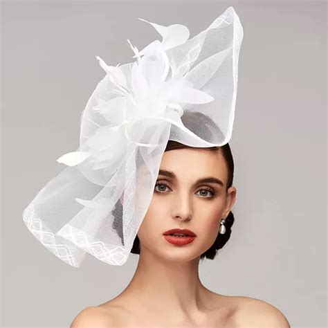 Feather Net Kentucky Derby Hat Fascinators Headpiece With Feather