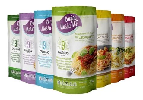 5 Konjac Massa Mf 270g 9 Kcal Macarrão Milagroso Low Carb Parcelamento Sem Juros