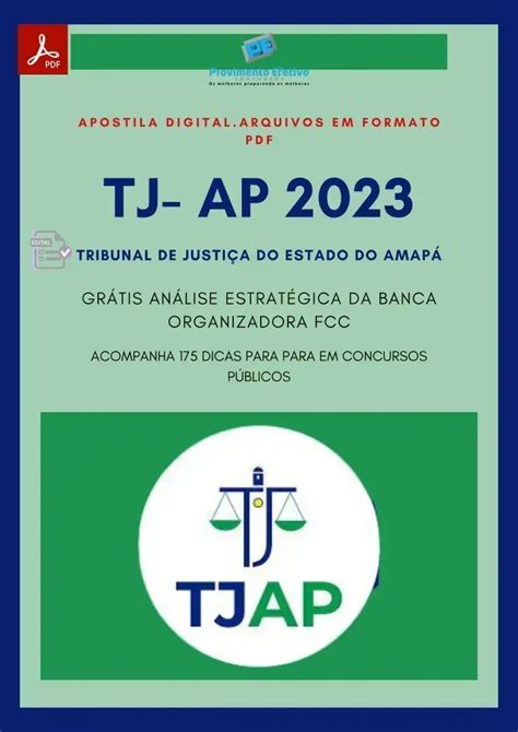 Provimento Efetivo Concursos Apostila Tj Ap Analista Judiciário